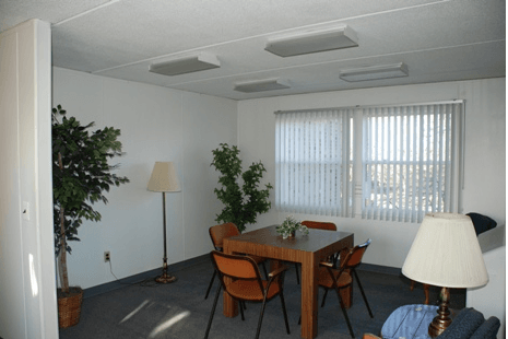 Gaming table in the Community Room