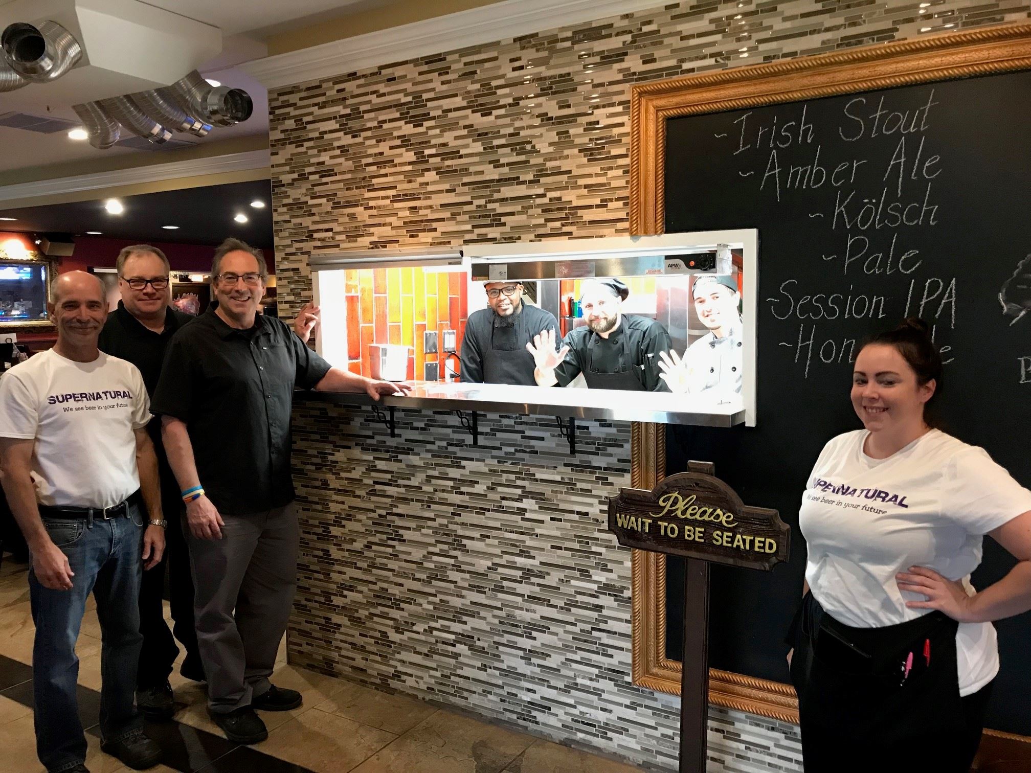 Staff in Super Natural Brewing and Spirits