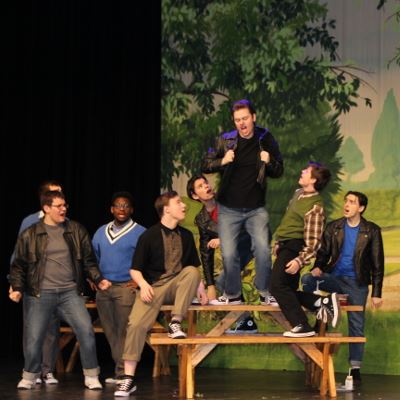 Students Performing Grease Musical 1